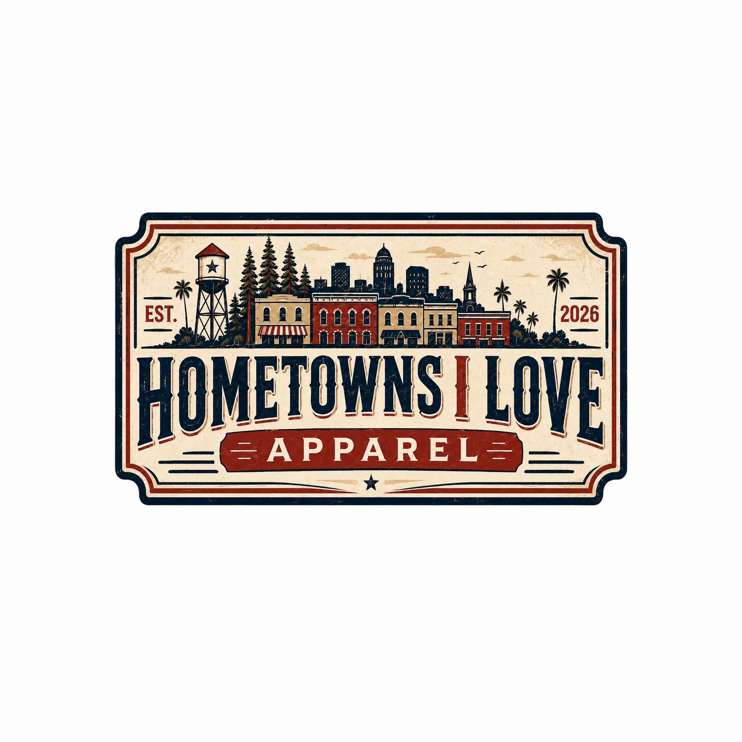 Hometowns I Love™ Apparel